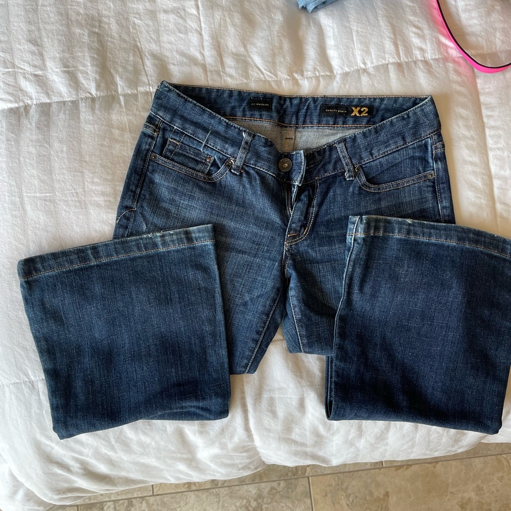 Fit and flare express jeans